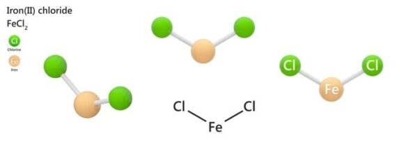 Ferrous chloride FeCl2 